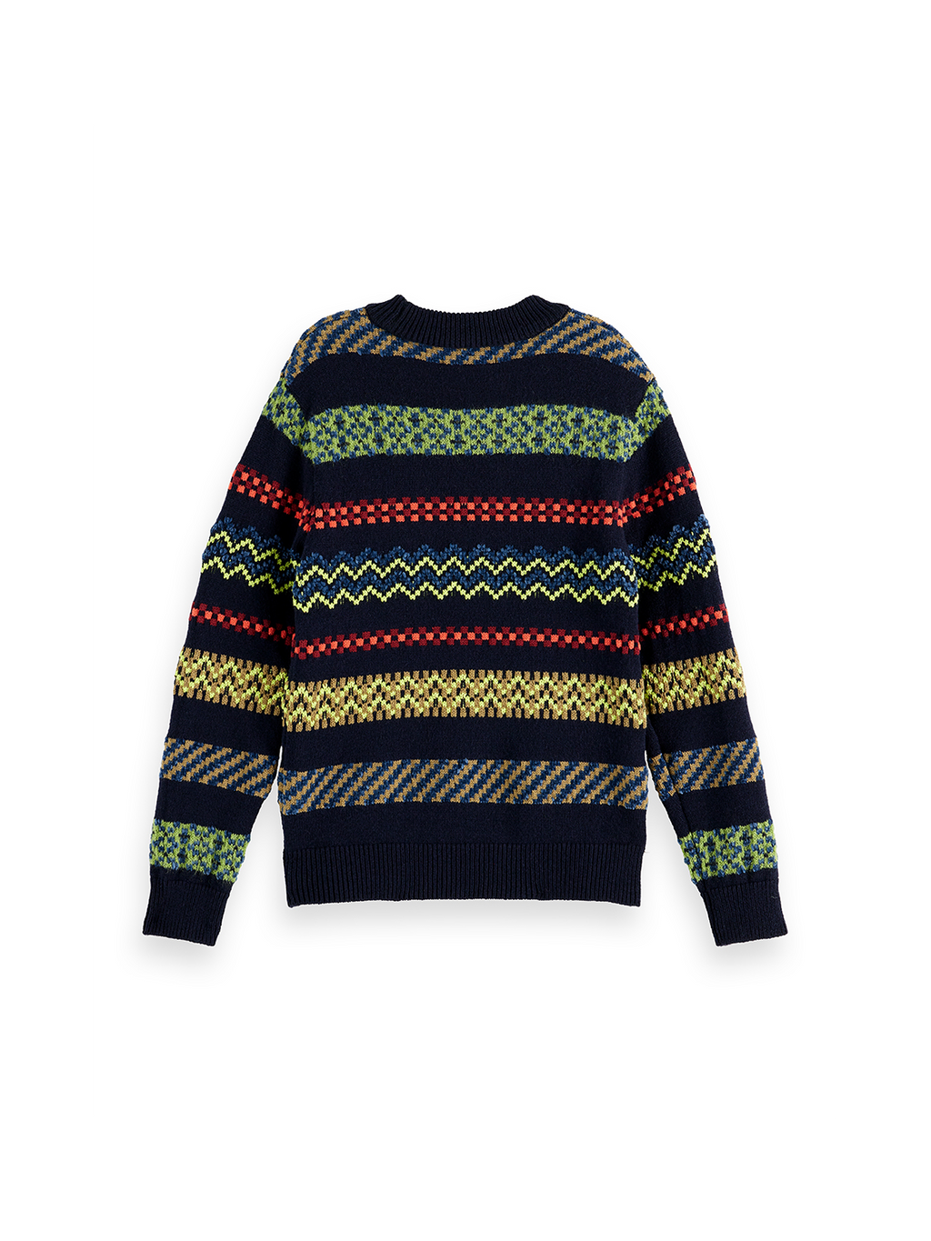 Boys Regular-fit festive jacquard pullover