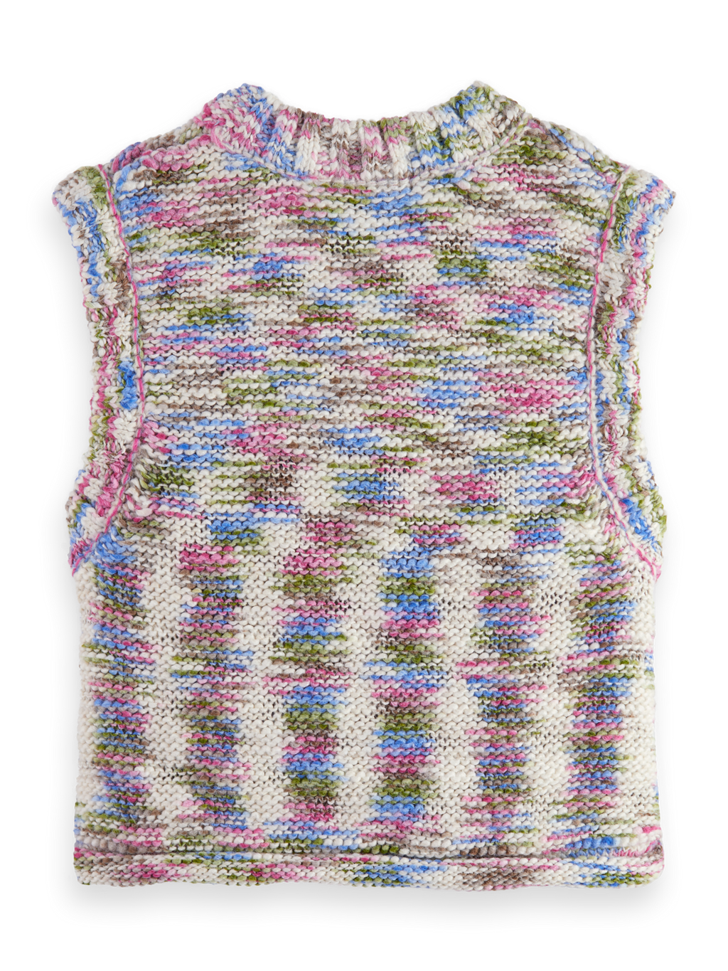 Girls Multi-color melange vest
