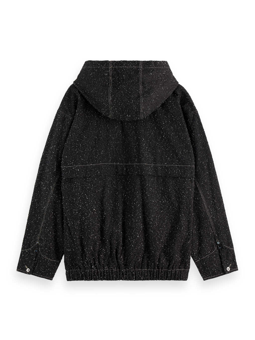 Hooded denim jacket