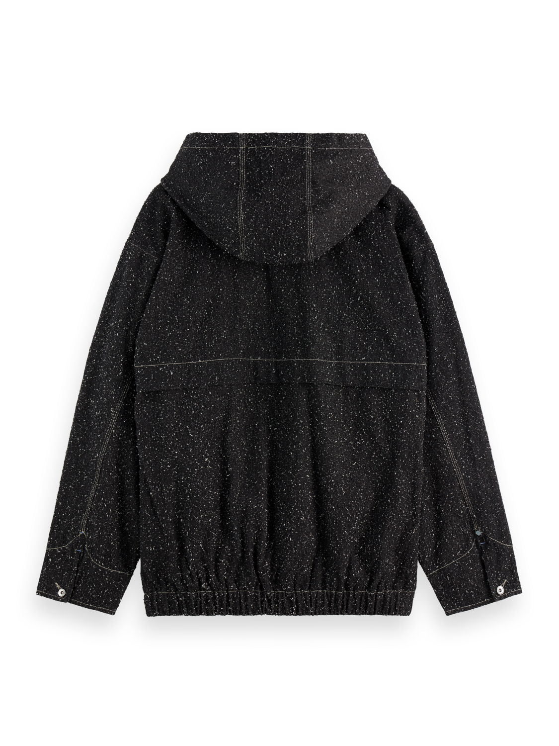 Hooded denim jacket