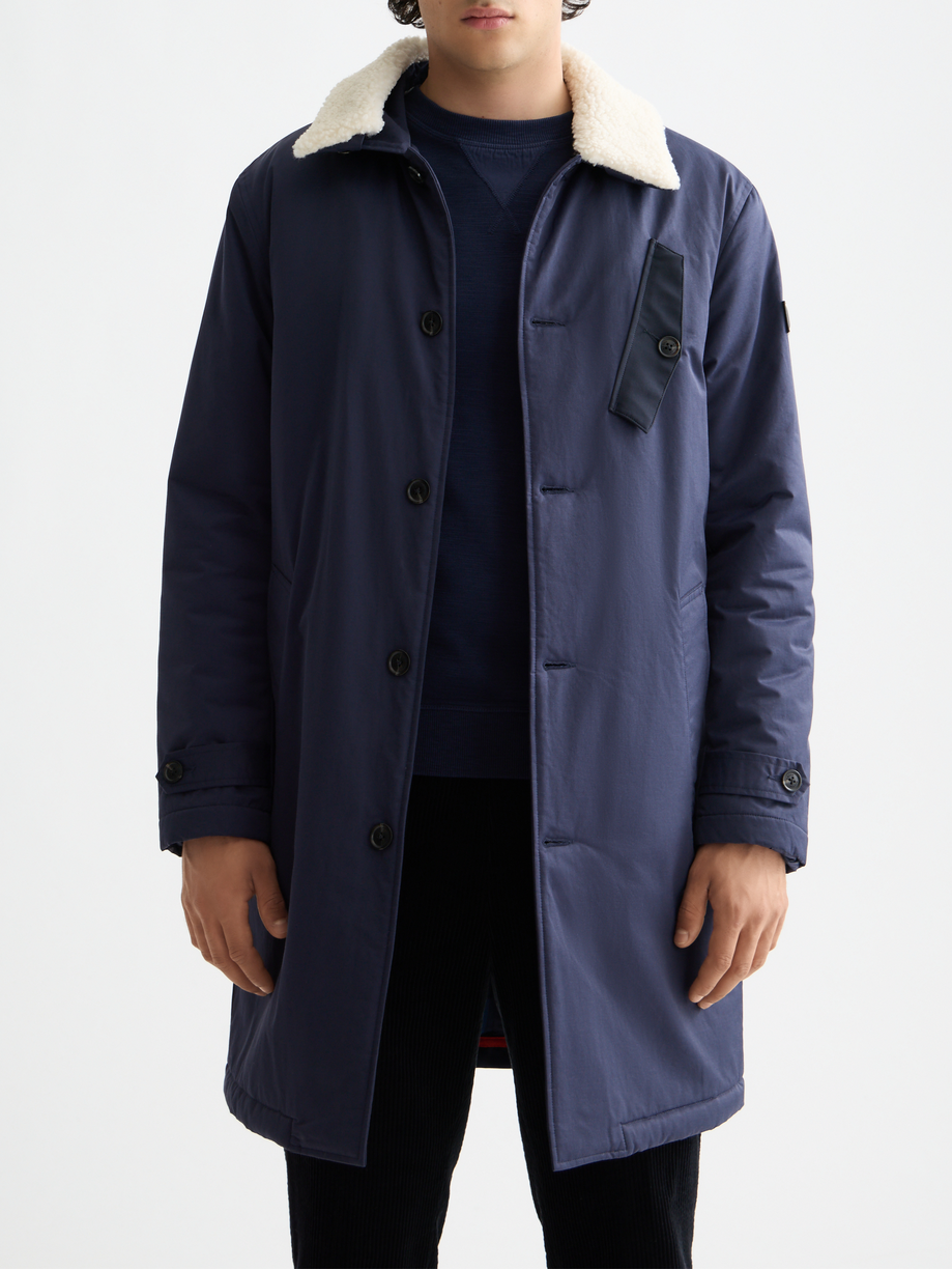 Teddy collar coat
