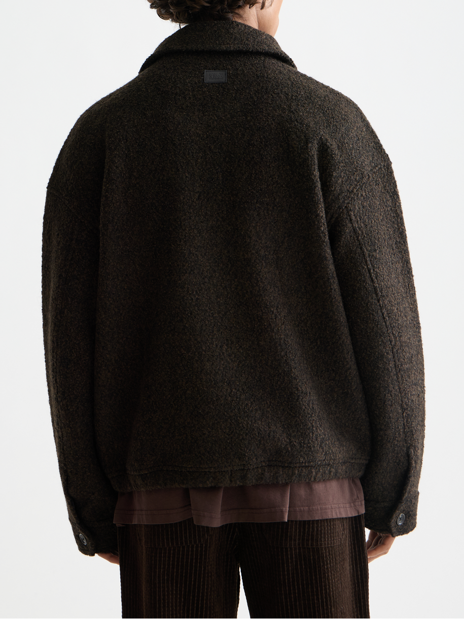Short wool coat
