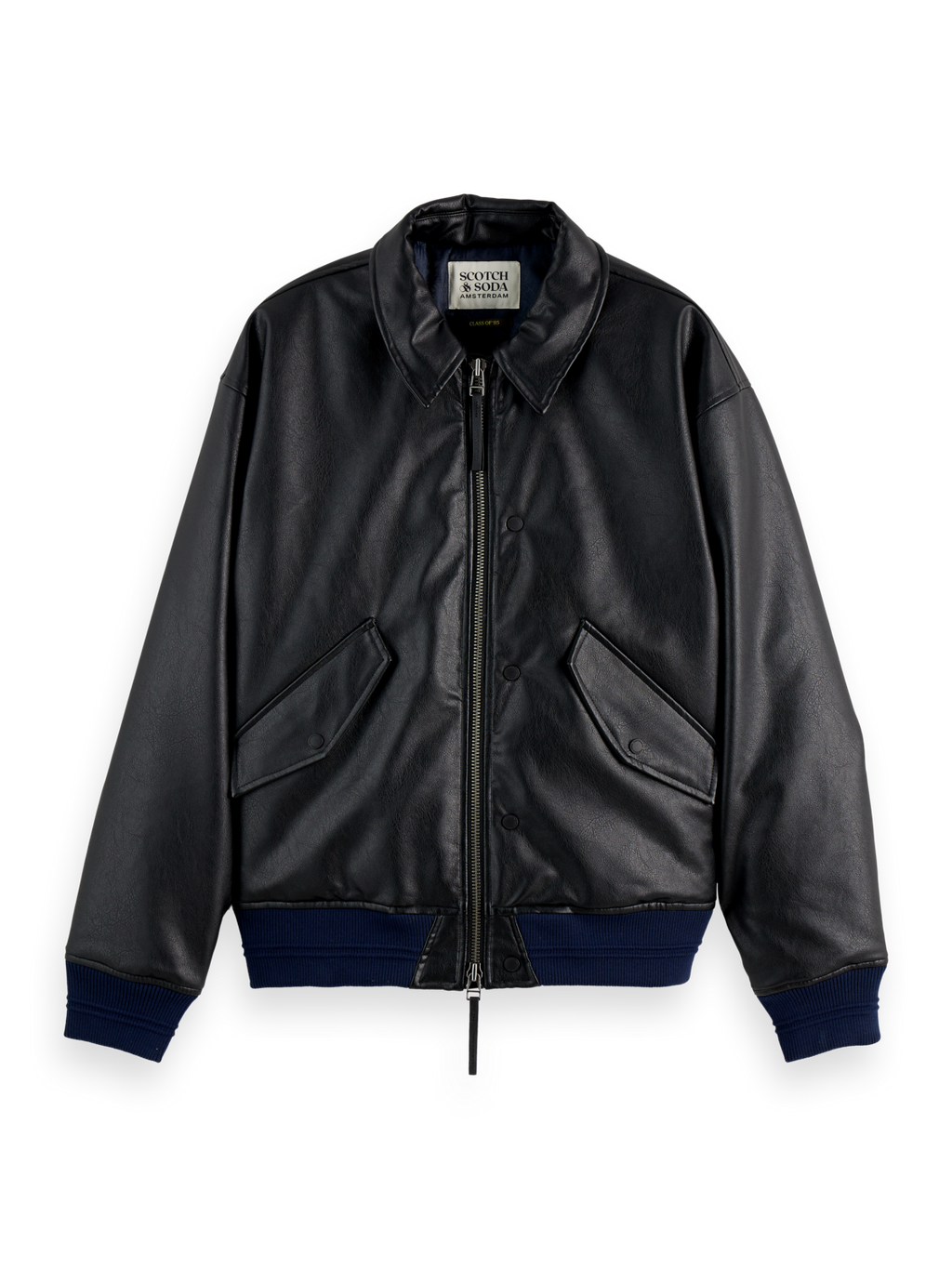 Vegan leather puffer