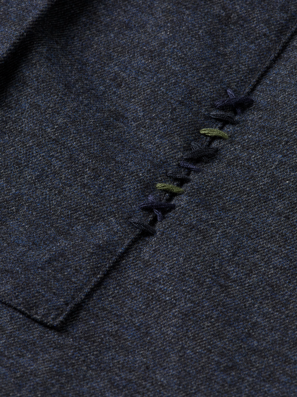 Melange army overshirt
