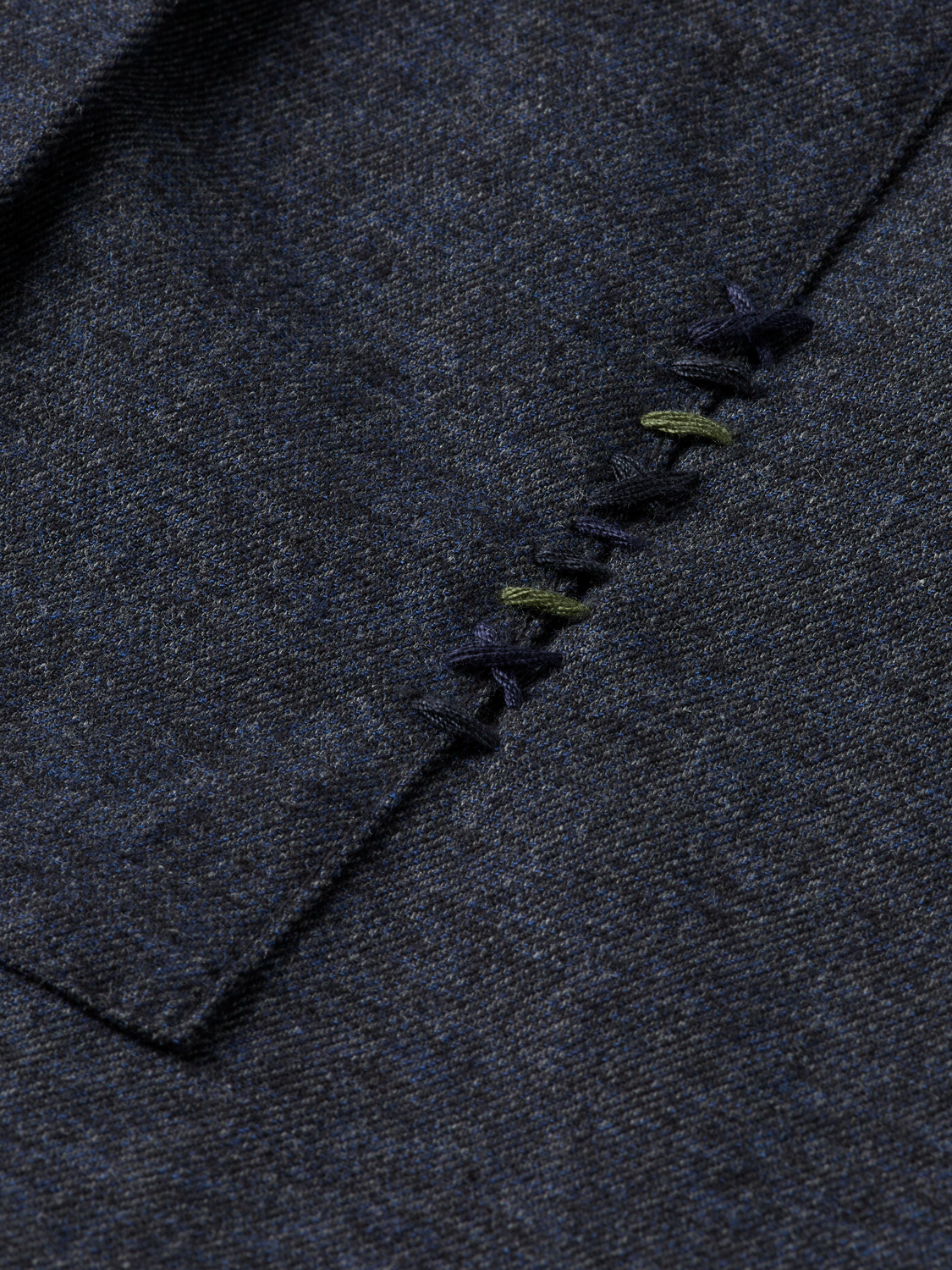 Melange army overshirt