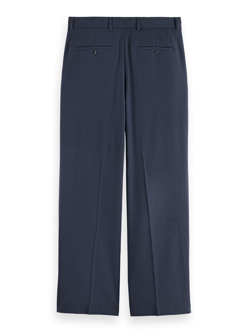 Yarn-dyed cool wool-blend baggy fit chino