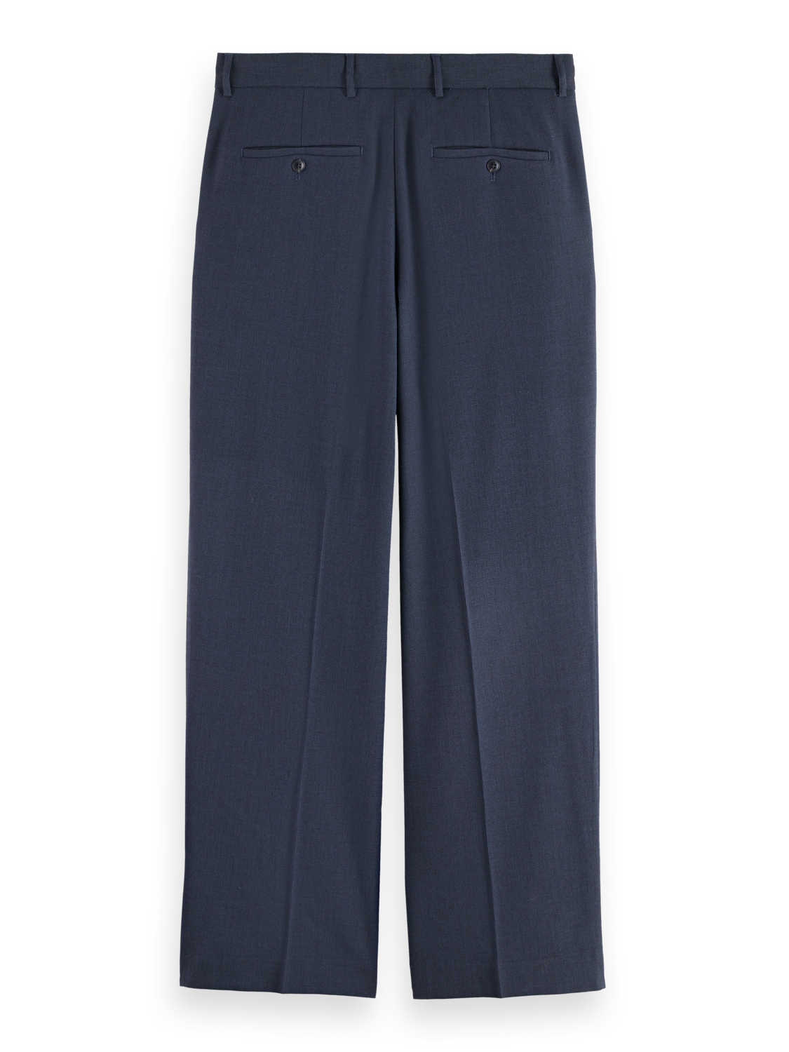 Yarn-dyed cool wool-blend baggy fit chino