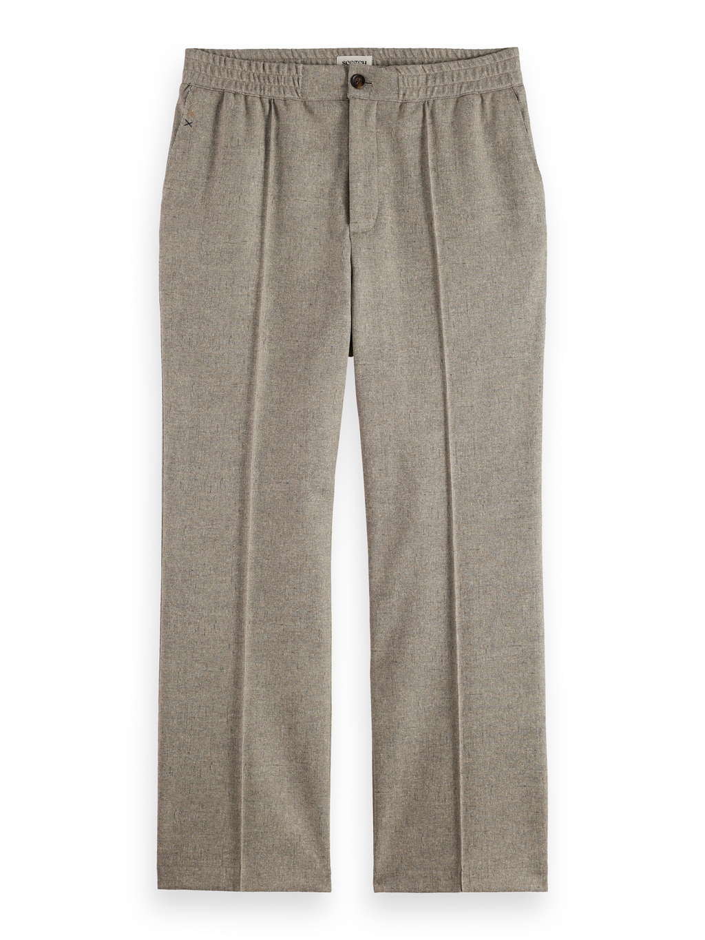 Tailored relaxed straight jogger