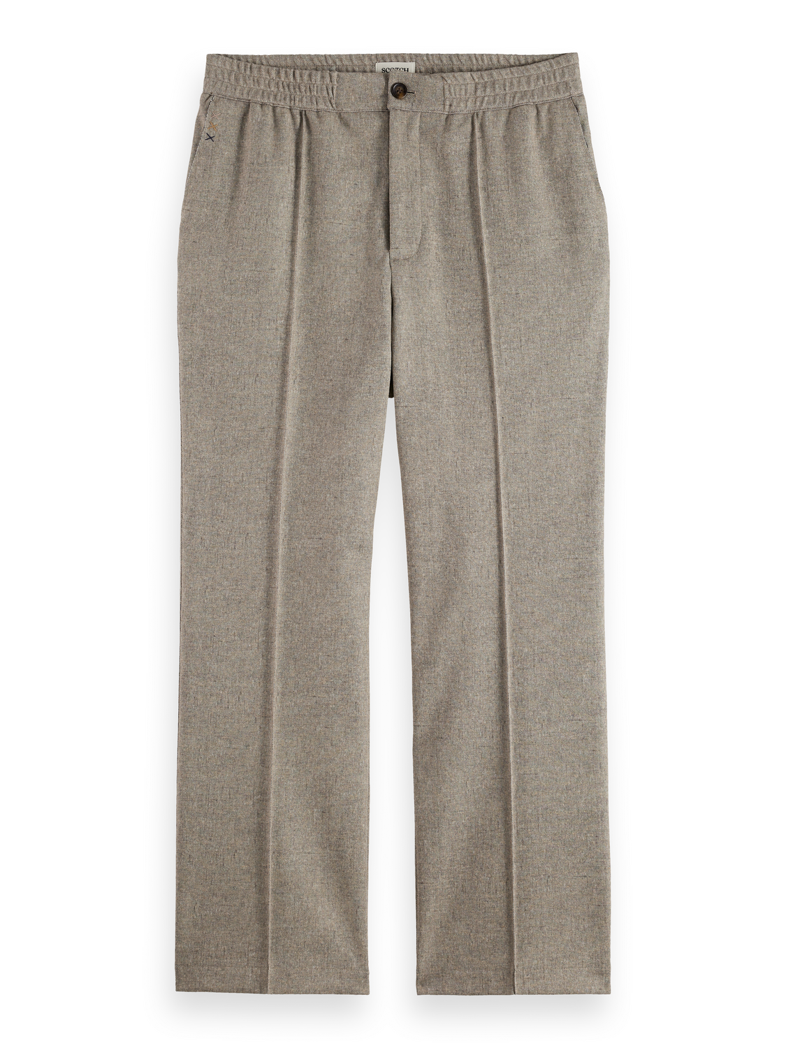 Tailored relaxed straight jogger
