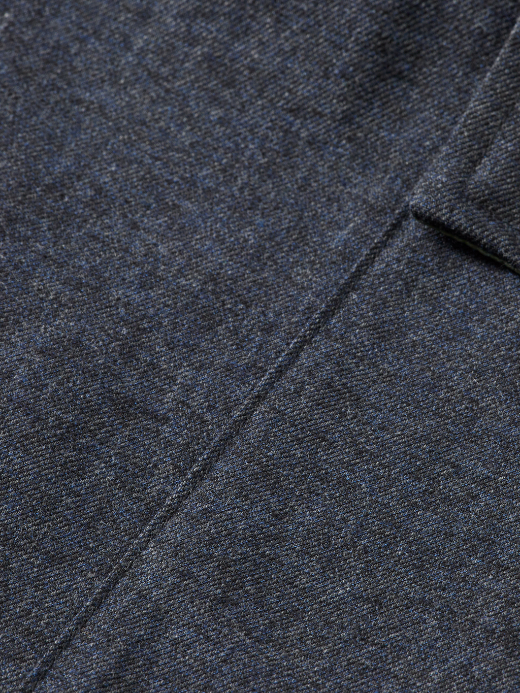 Melange cotton-blend relaxed straight cargo