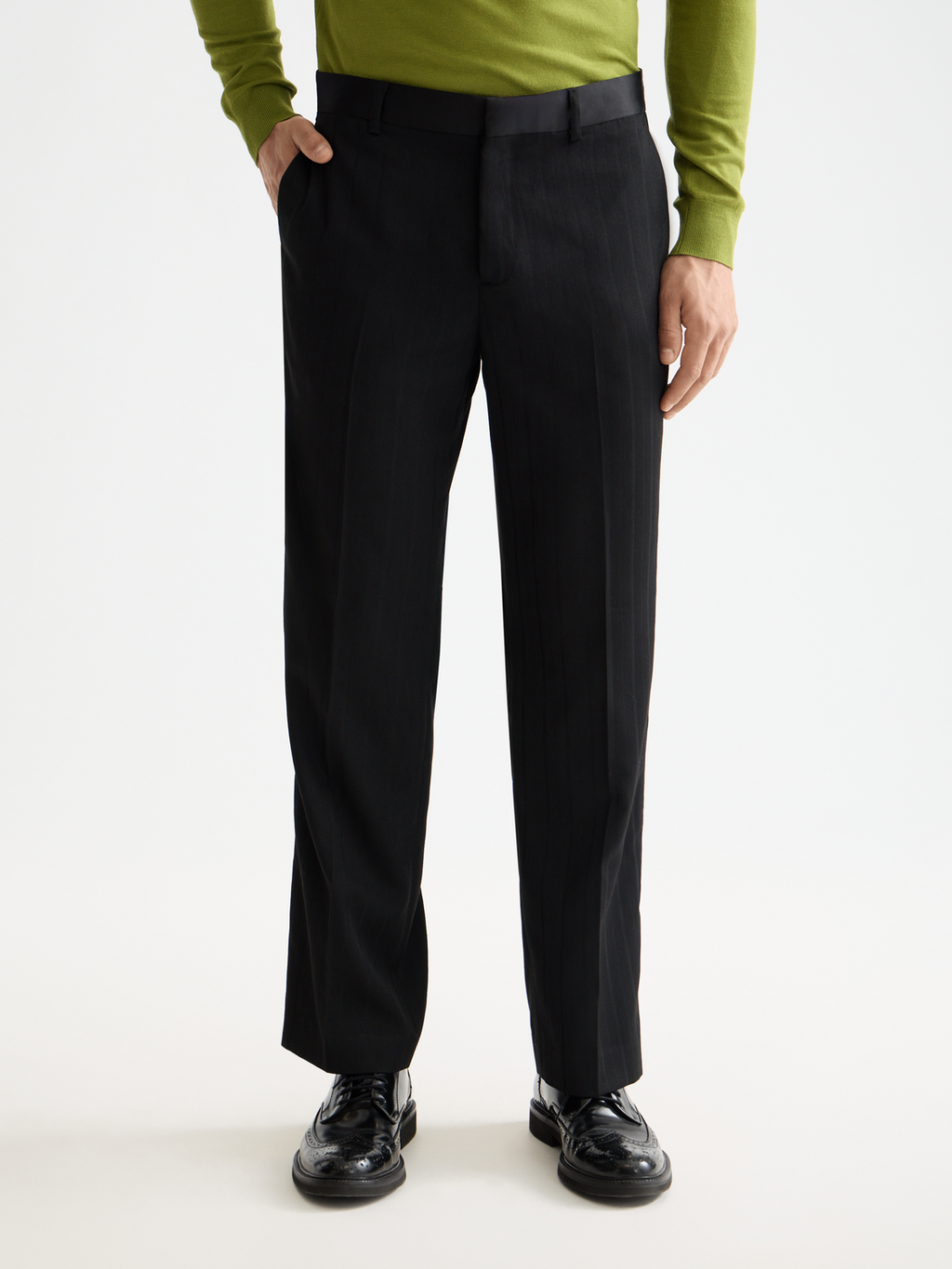 Otis stripe relaxed straight chino
