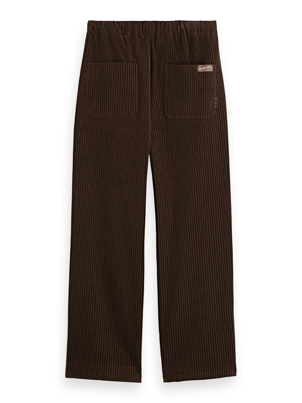 Jacquard corduroy relaxed jogger