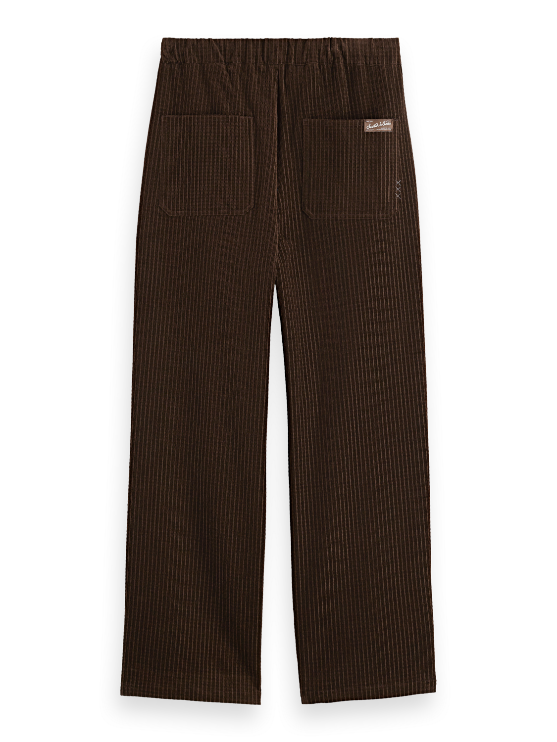 Jacquard corduroy relaxed jogger