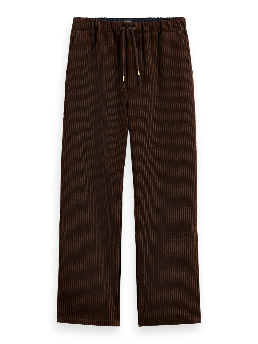 Jacquard corduroy relaxed jogger