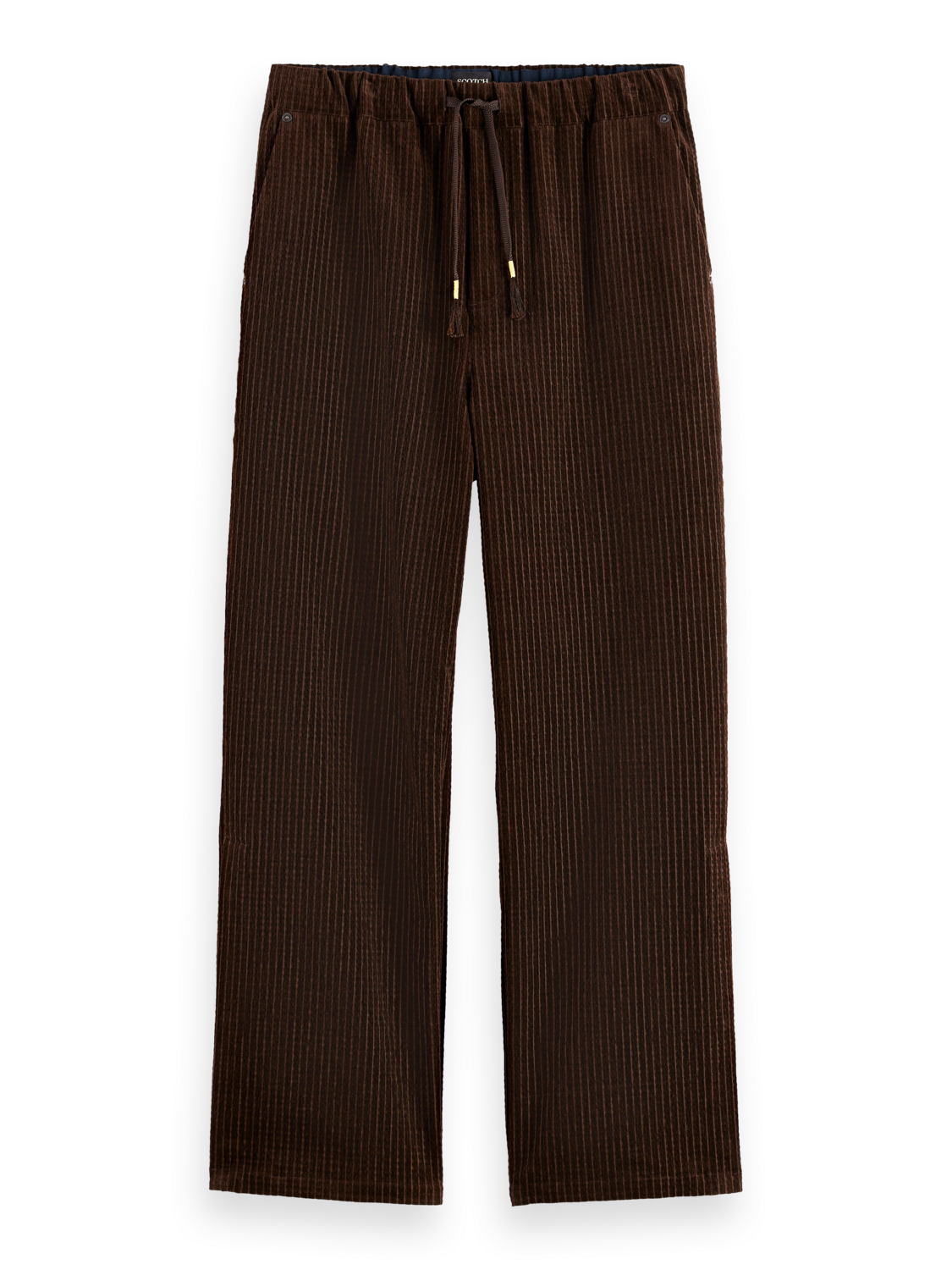 Jacquard corduroy relaxed jogger