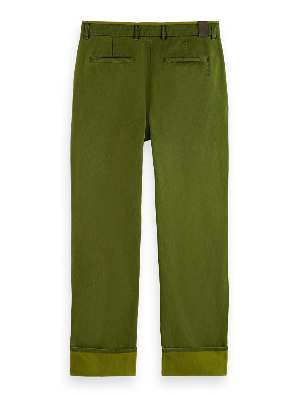 Clarke herringbone straight fit chino