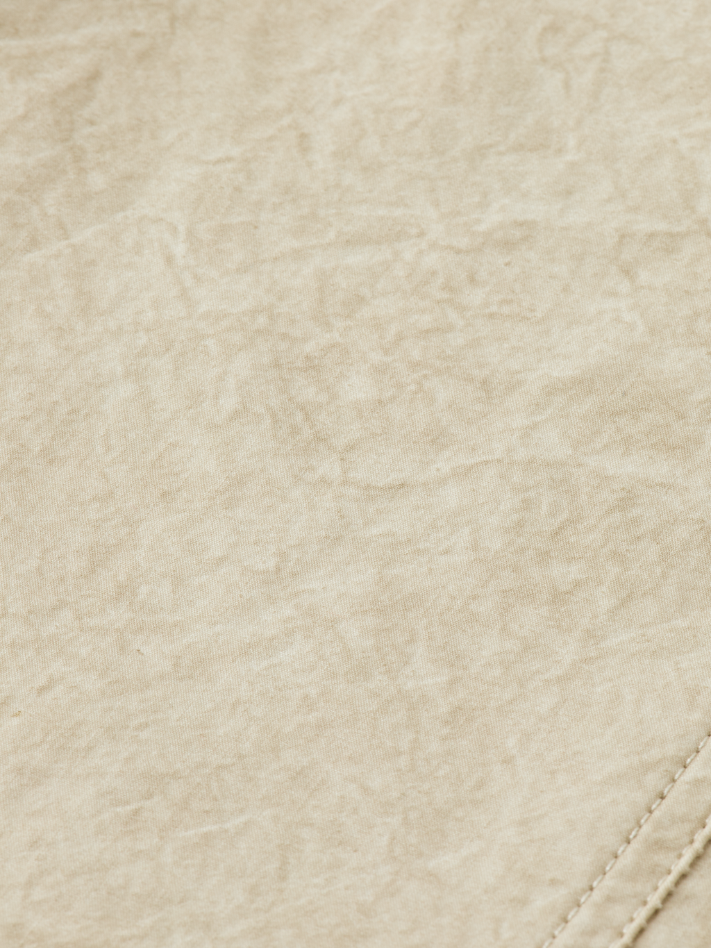 Washed nylon-blend poplin wide cargo bermuda