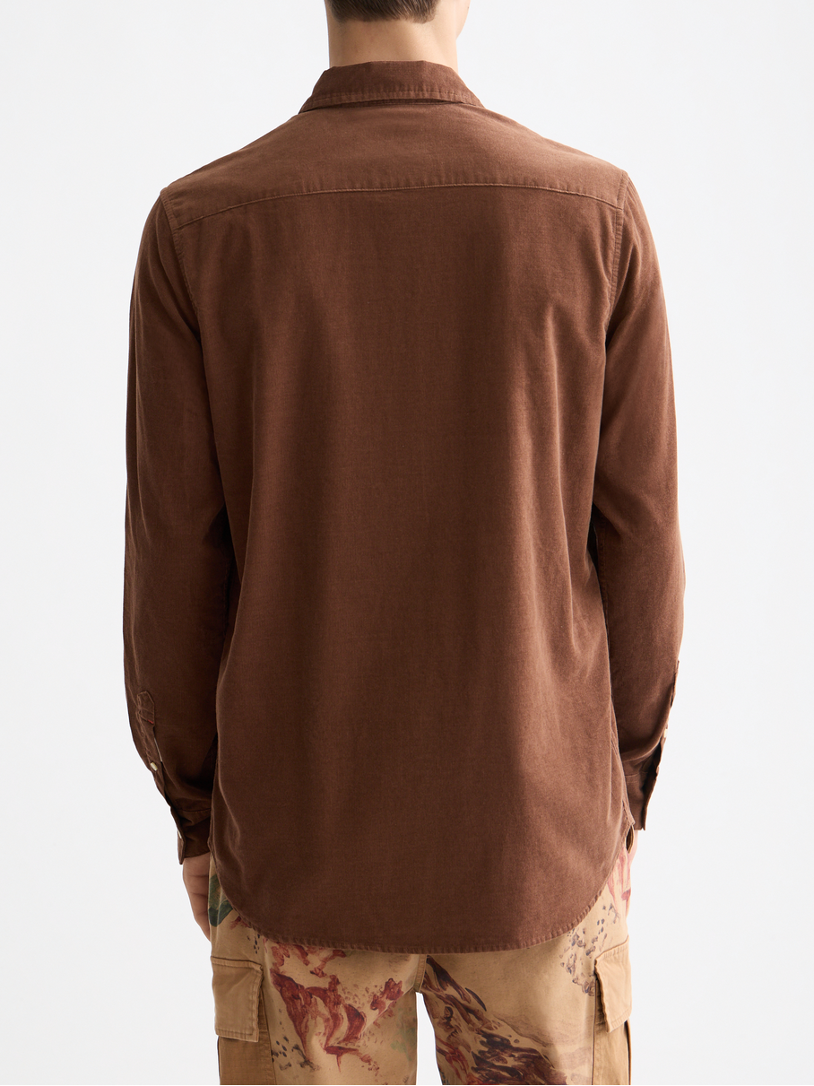 Regular corduroy shirt