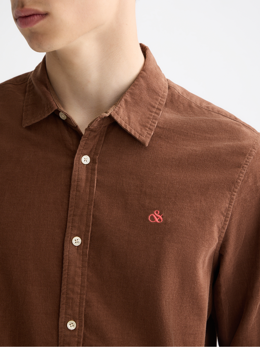 Regular corduroy shirt