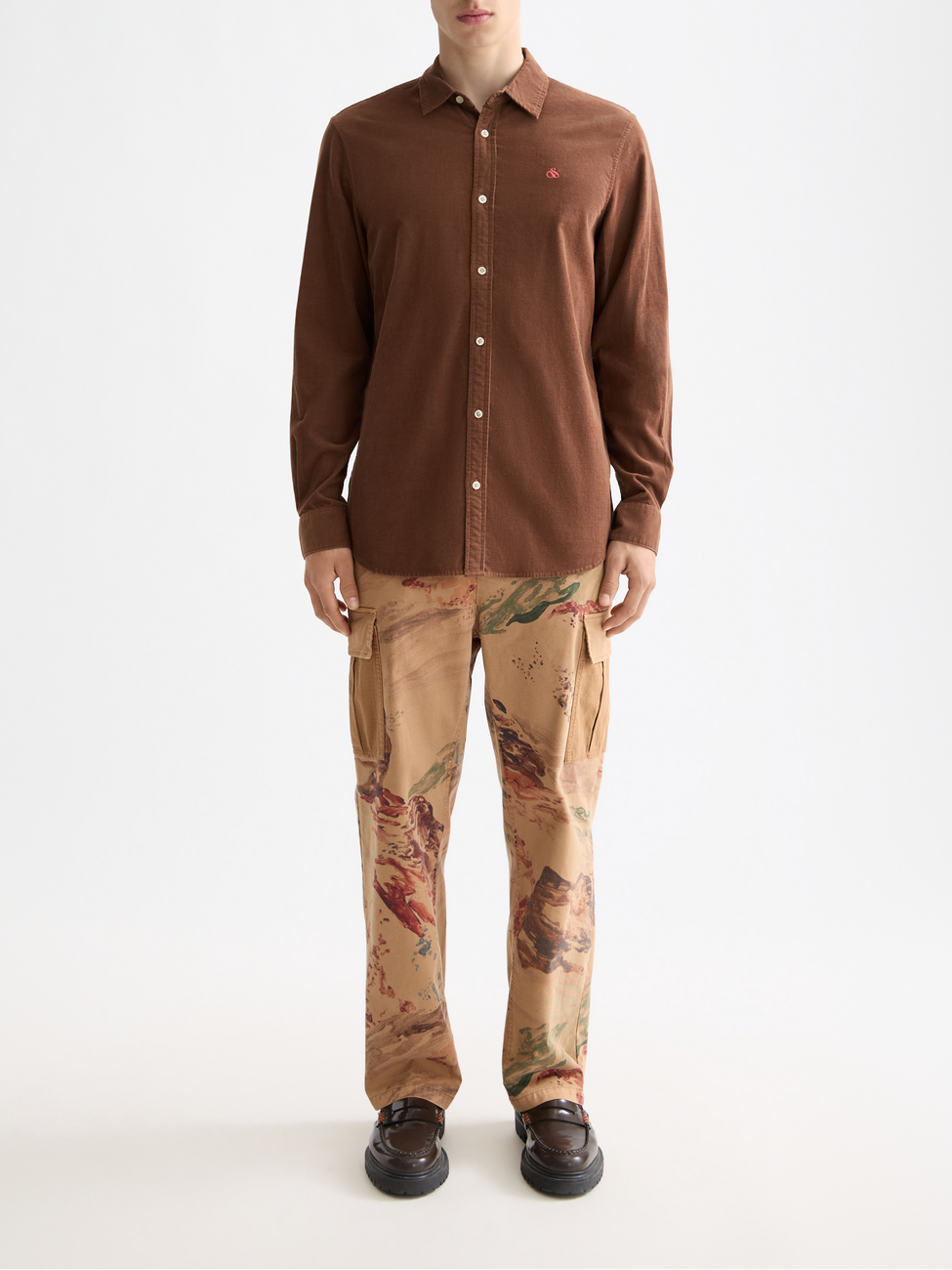 Regular corduroy shirt