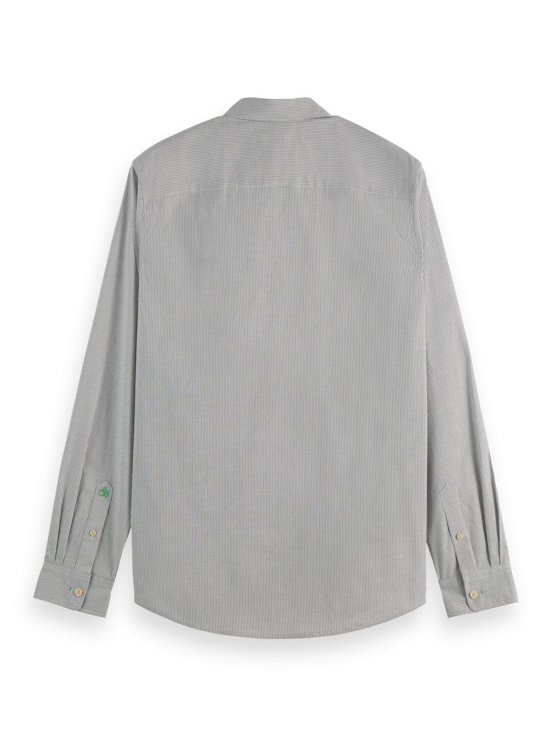 Striped slim-fit poplin shirt