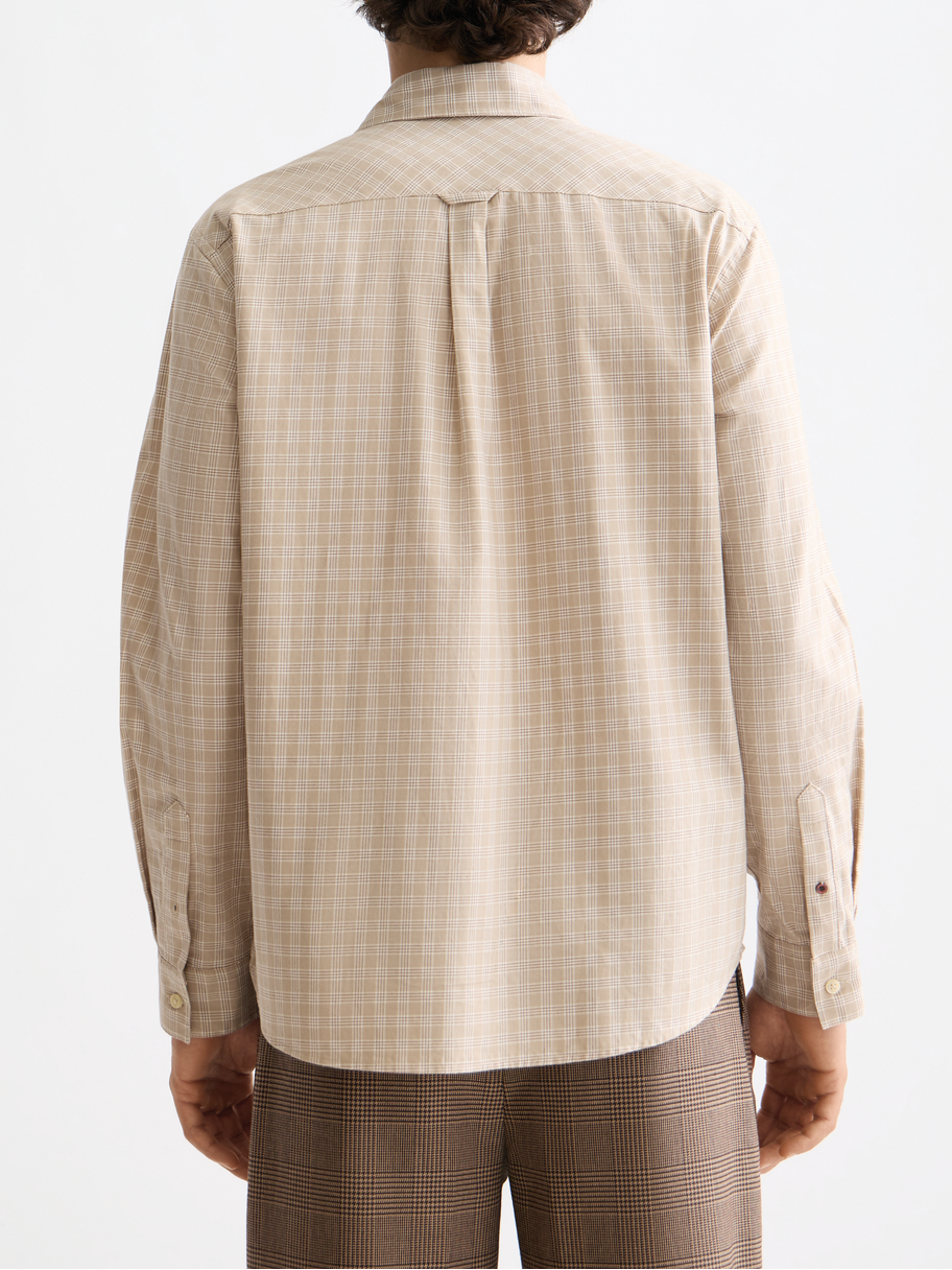 Lightweight flannel checked shirt