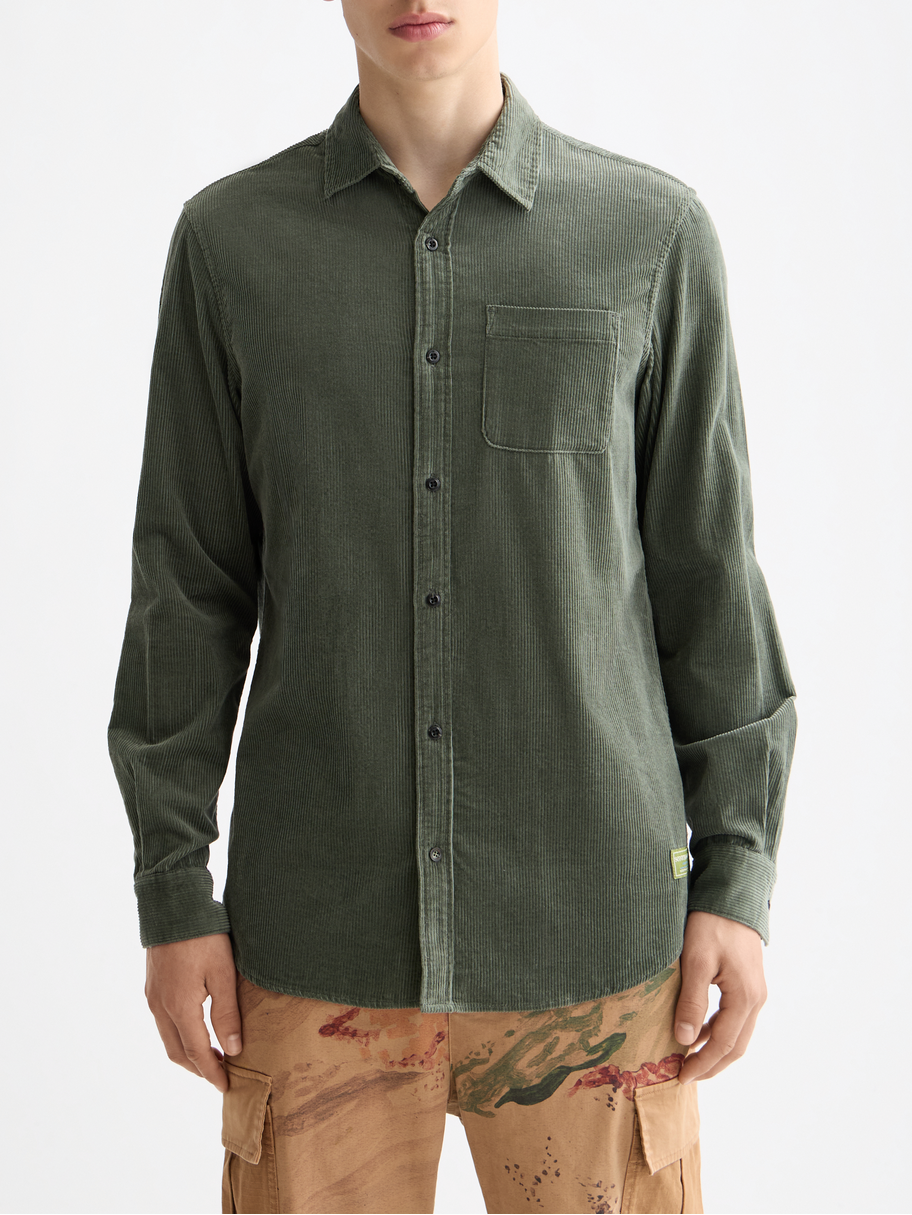 Regular corduroy shirt