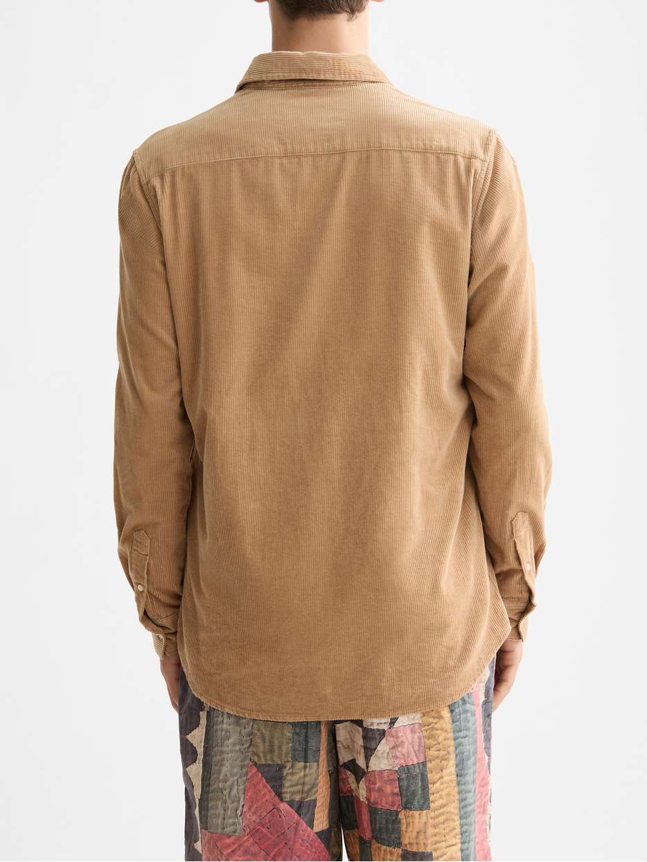 Regular corduroy shirt