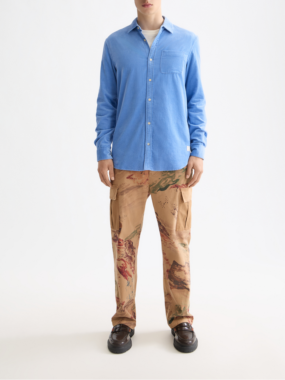 Regular corduroy shirt