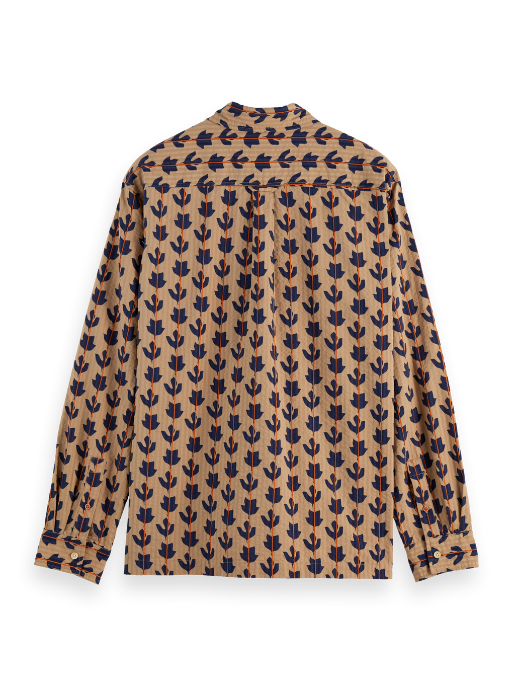 Structured printed shirt