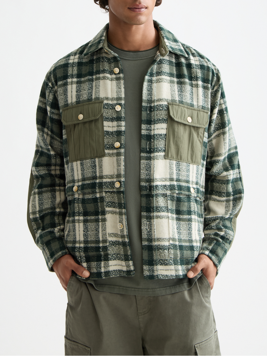 Patchwork relaxed shirt