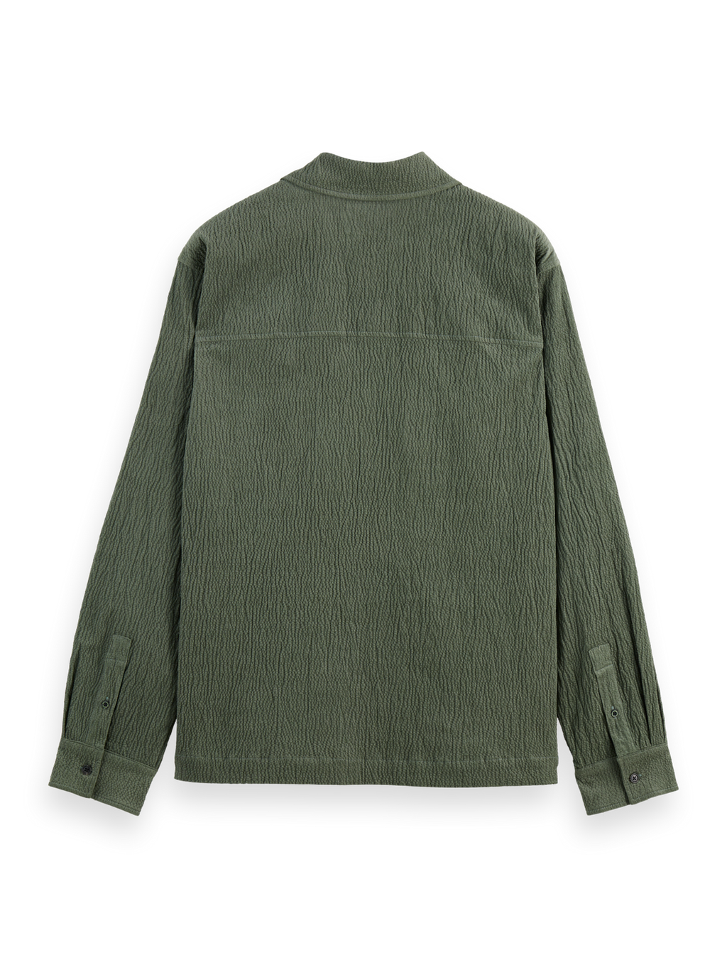 Corduroy zip shirt