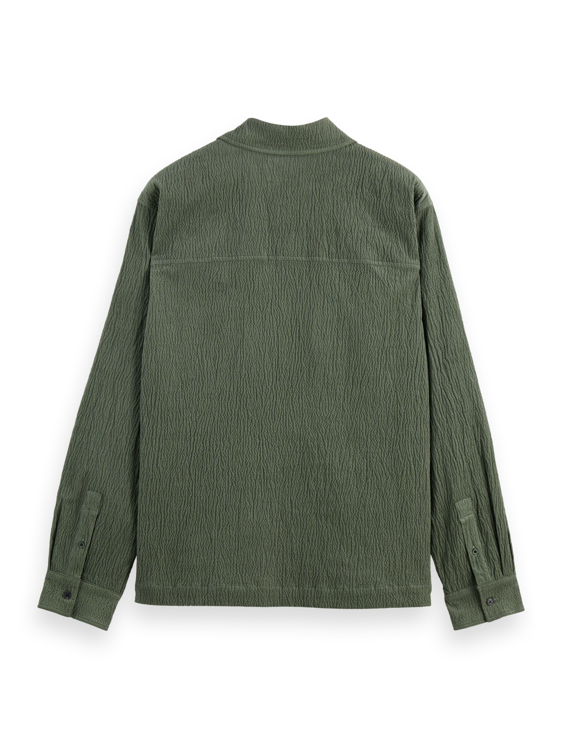Corduroy zip shirt
