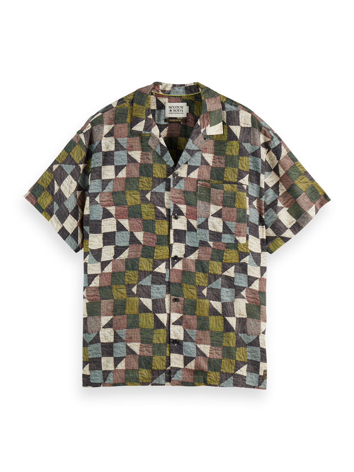Printed short sleeve shirt