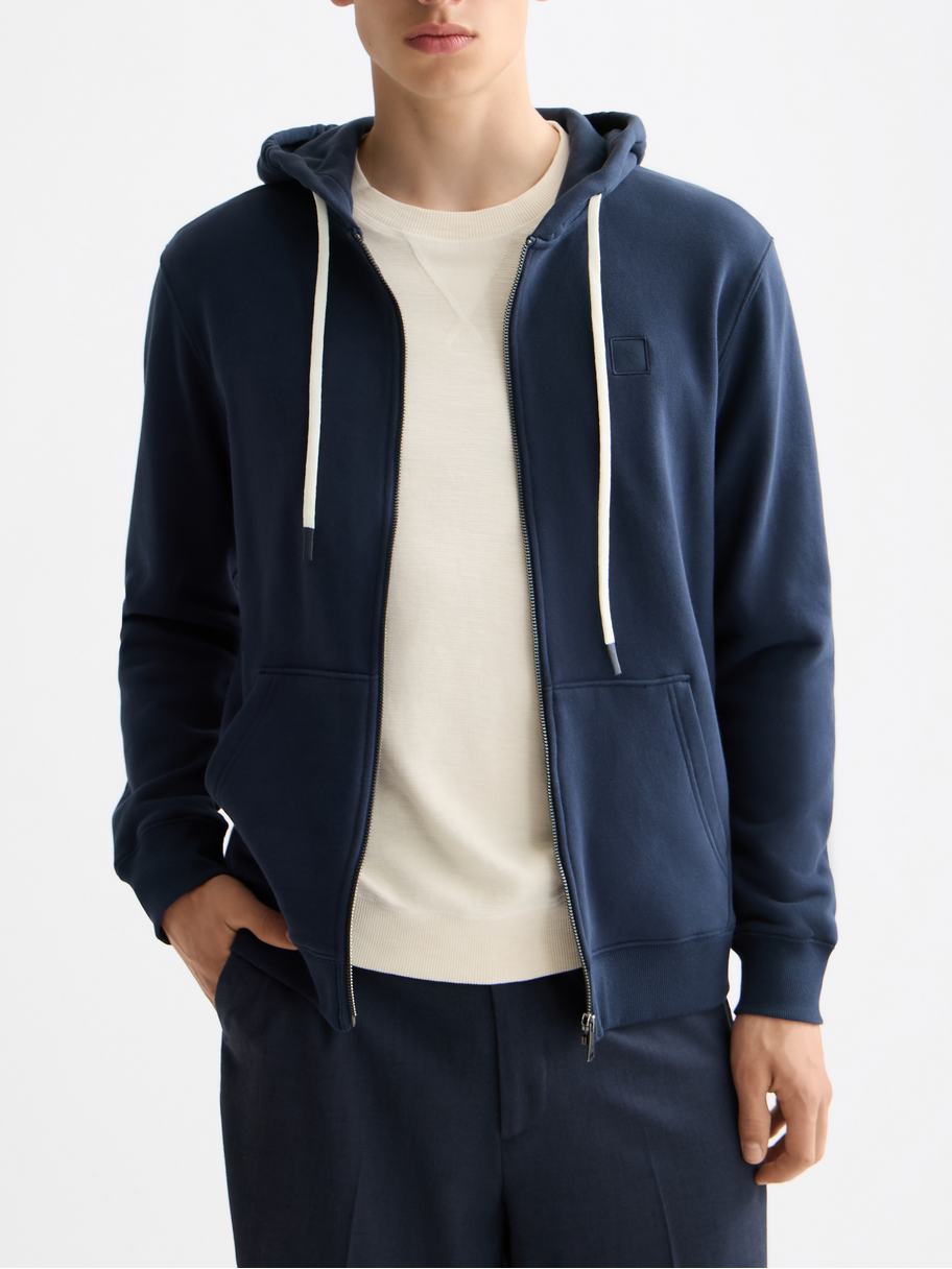 Zip Logo Hoodie