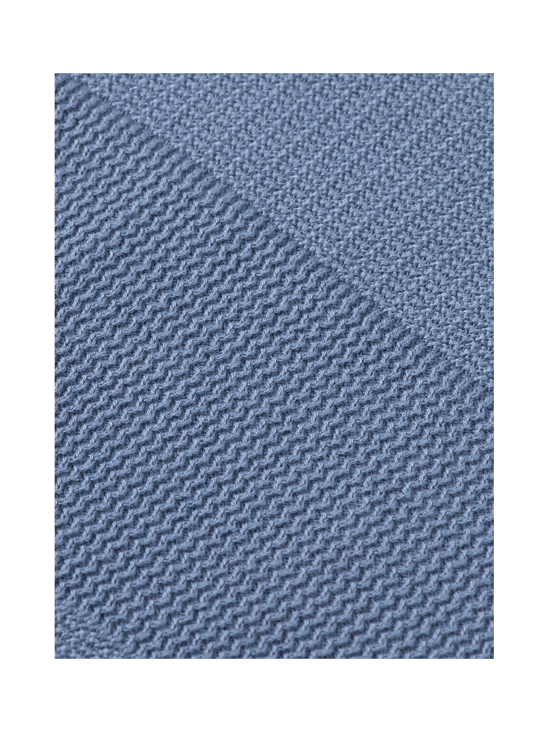 Knitted tonal striped polo