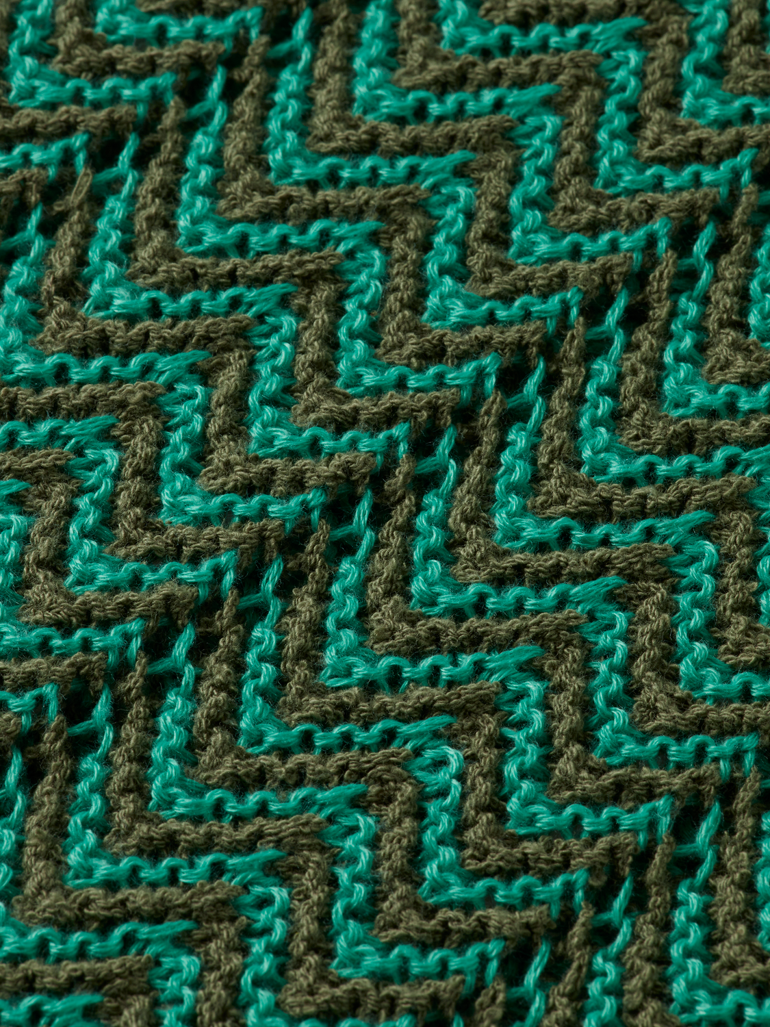 knitted v-neck polo