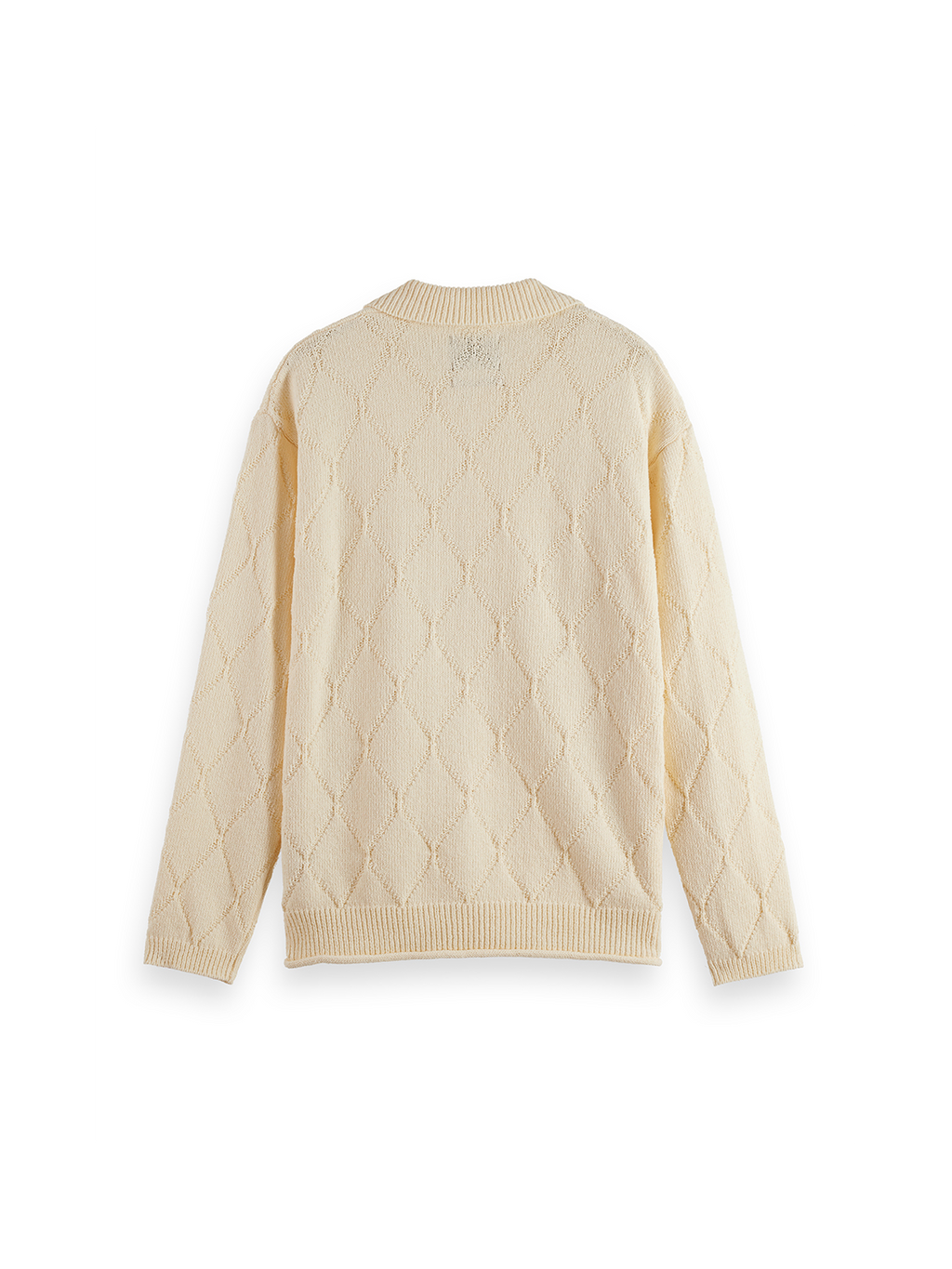 Open work long sleeve shirt