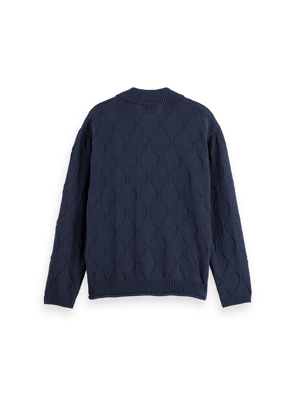 Open work long sleeve shirt