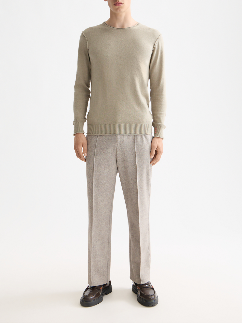 Wool blend pullover