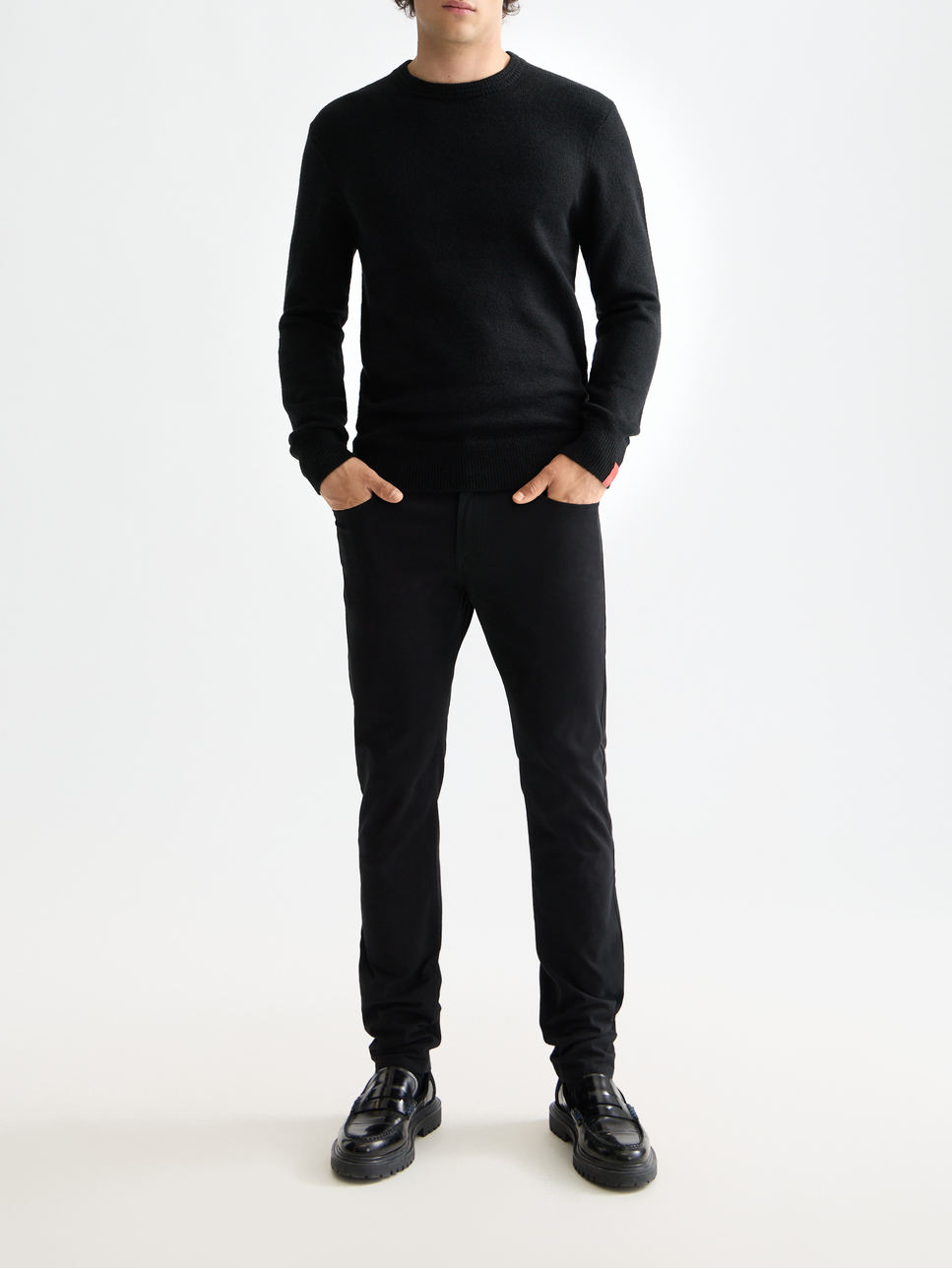 Soft knit regular fit crew neck