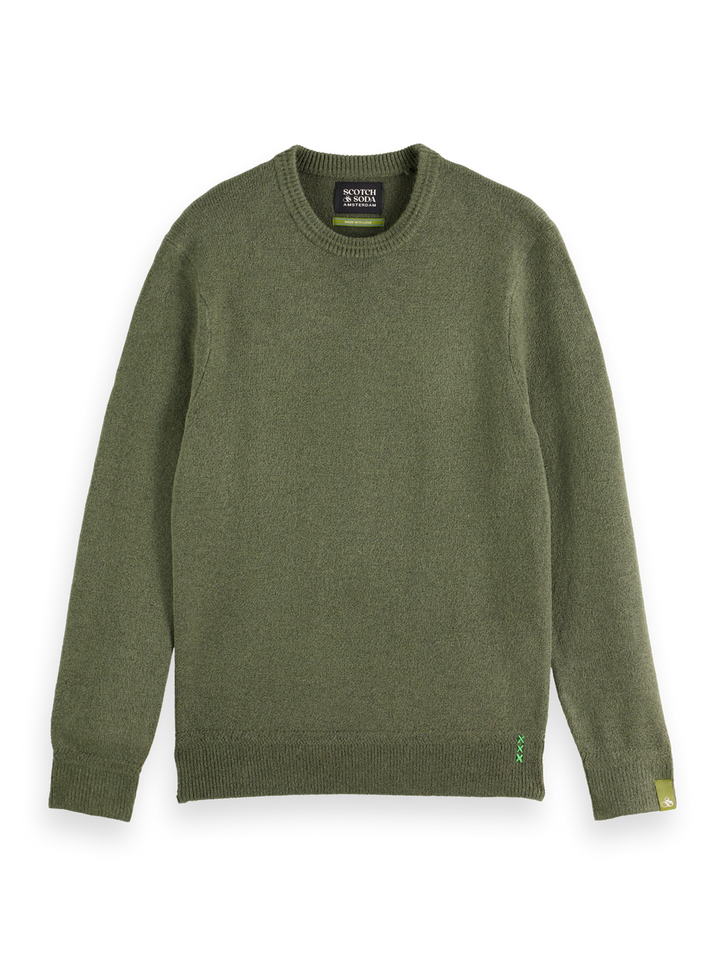 Soft knit regular fit crew neck