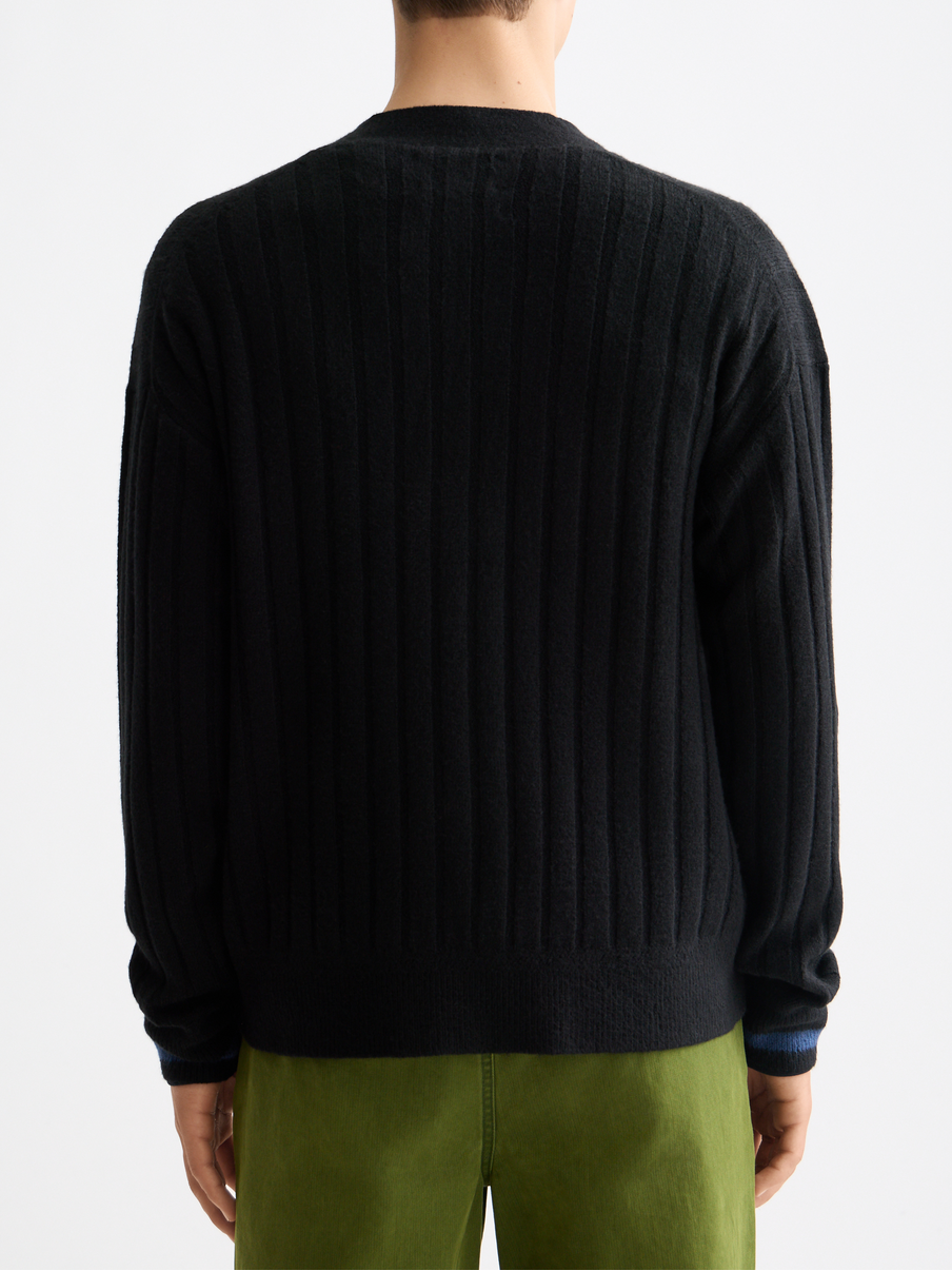 Soft knit dropped shoulder cardigan