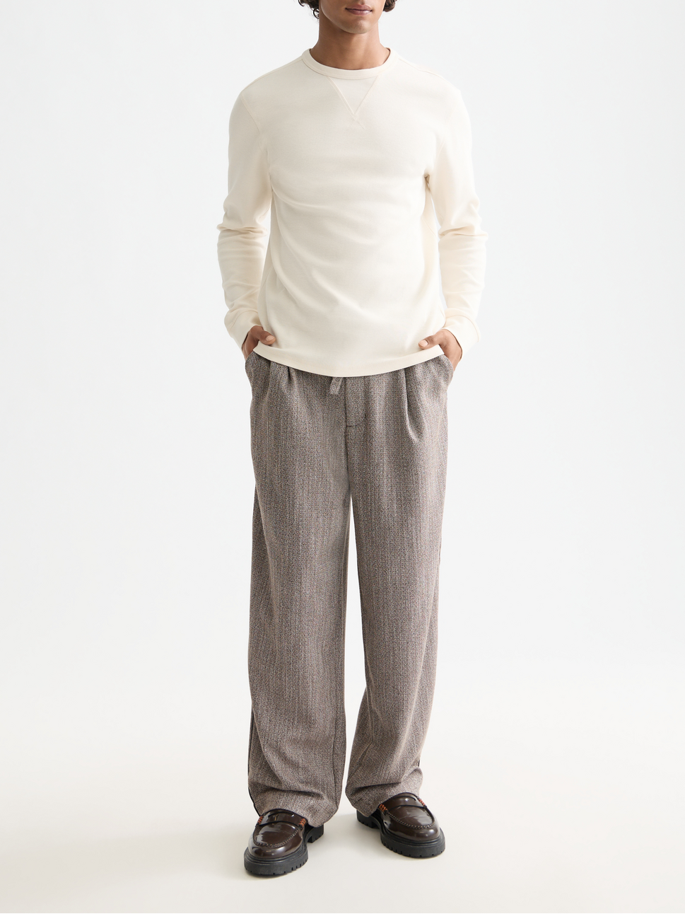 Waffle Long Sleeve Top