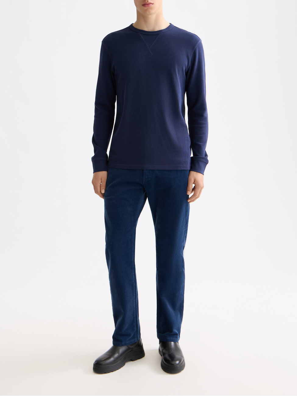 Waffle Long Sleeve Top