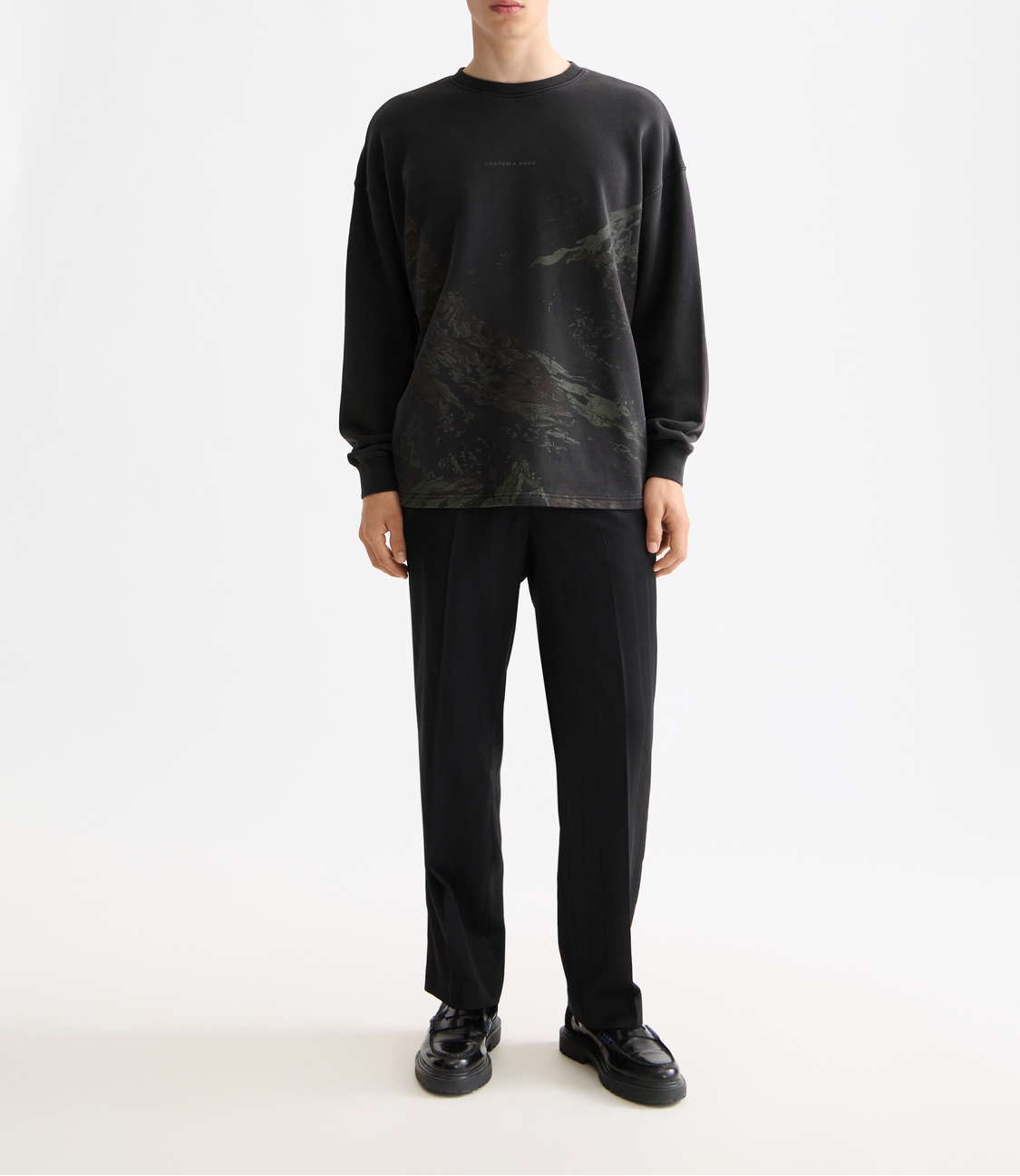 Loose Overdyed Sweatshirt