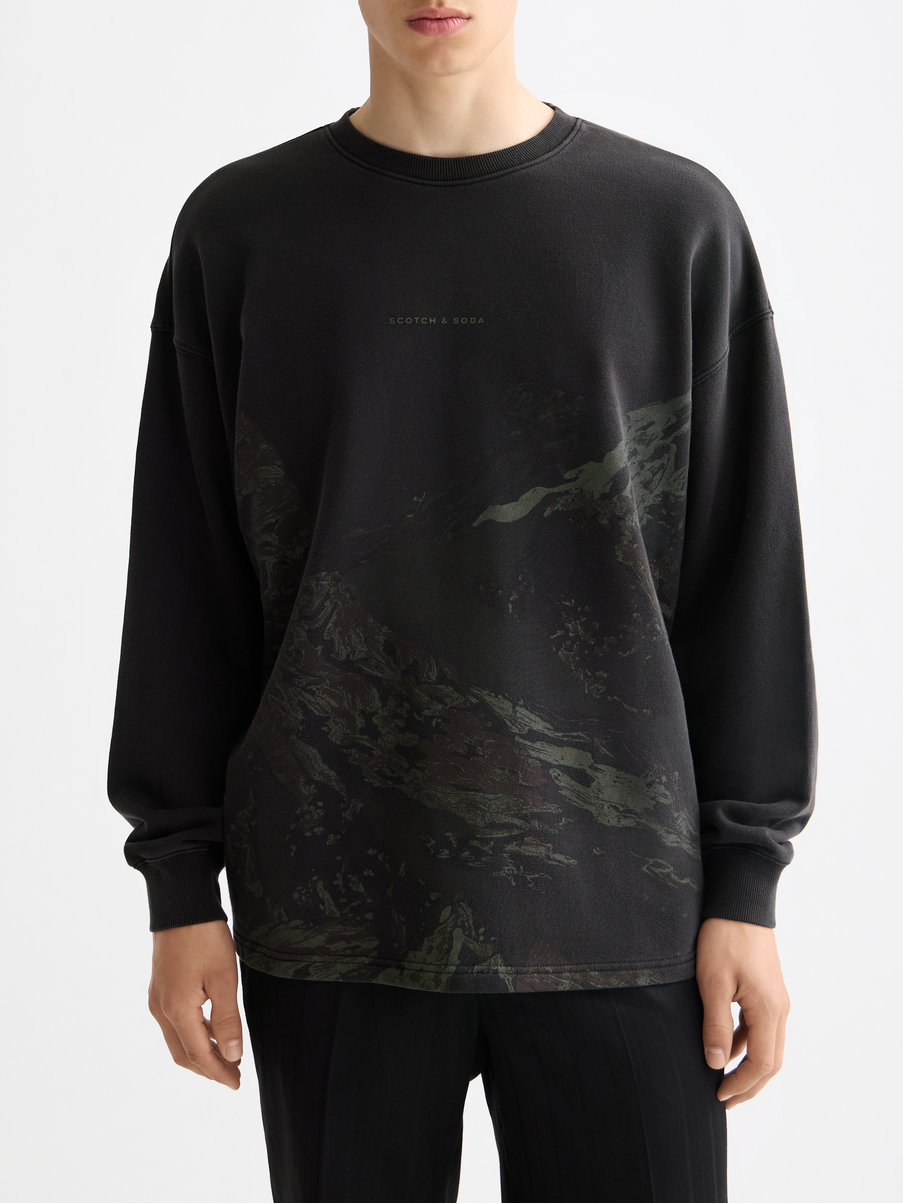 Loose Overdyed Sweatshirt