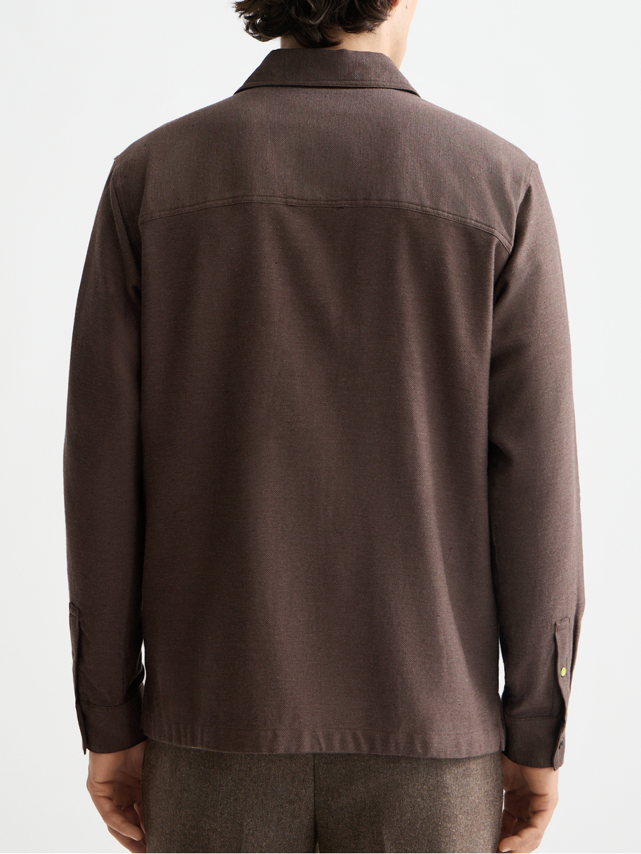 Melange relaxed shirt