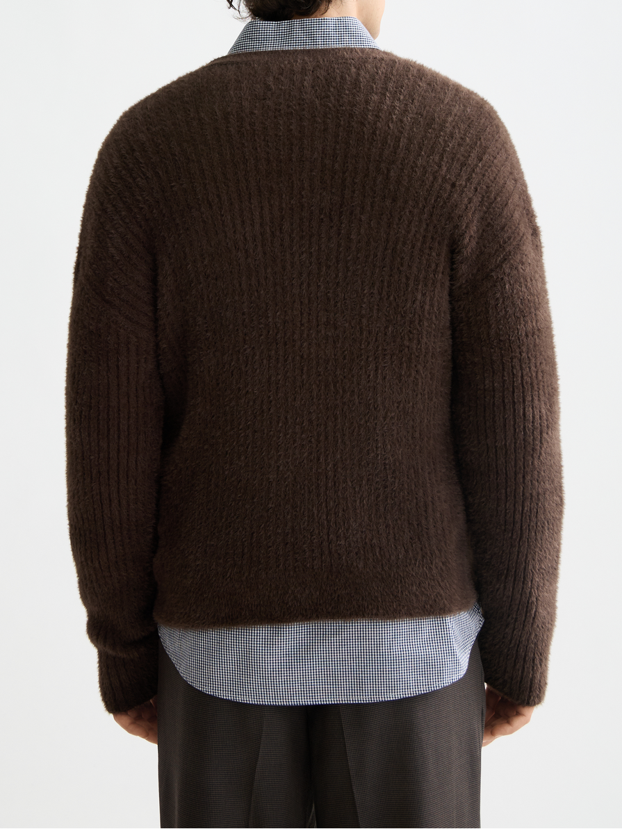 Fuzzy cardigan