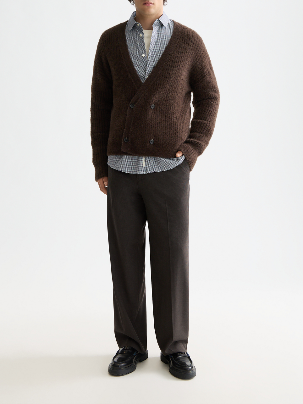 Fuzzy cardigan